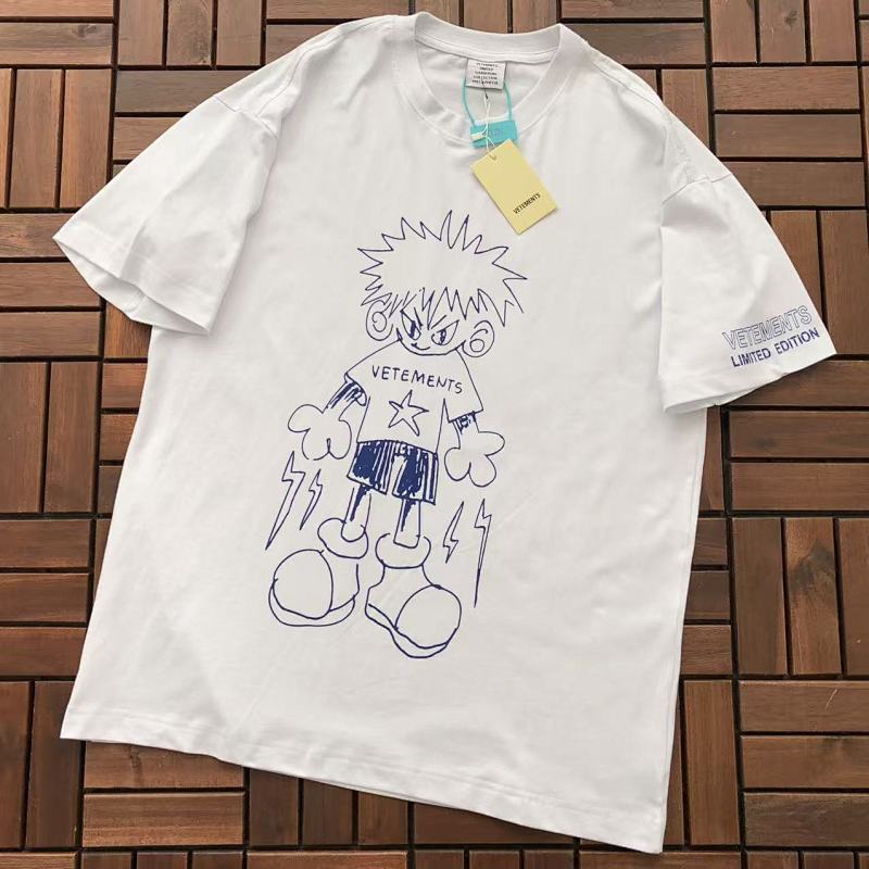 ~115 VETEMENTS T-SHIRT 66012554 (Im 176CM 58KG Iwear Size M In The Photo), photo 1