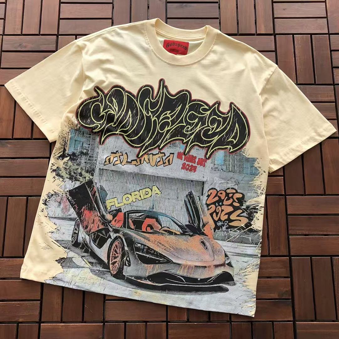 ~86 GODSPEED T-SHIRT 77040692 (Im 176CM 58KG Iwear Size M In The Photo), photo 1