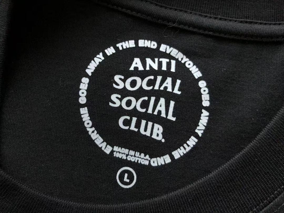 On Running ~85 ANTI SOCIAL CLUB T-SHIRT 11101039 (Im 180CM 68KG Iwear Size L In The Photo) - Image 23