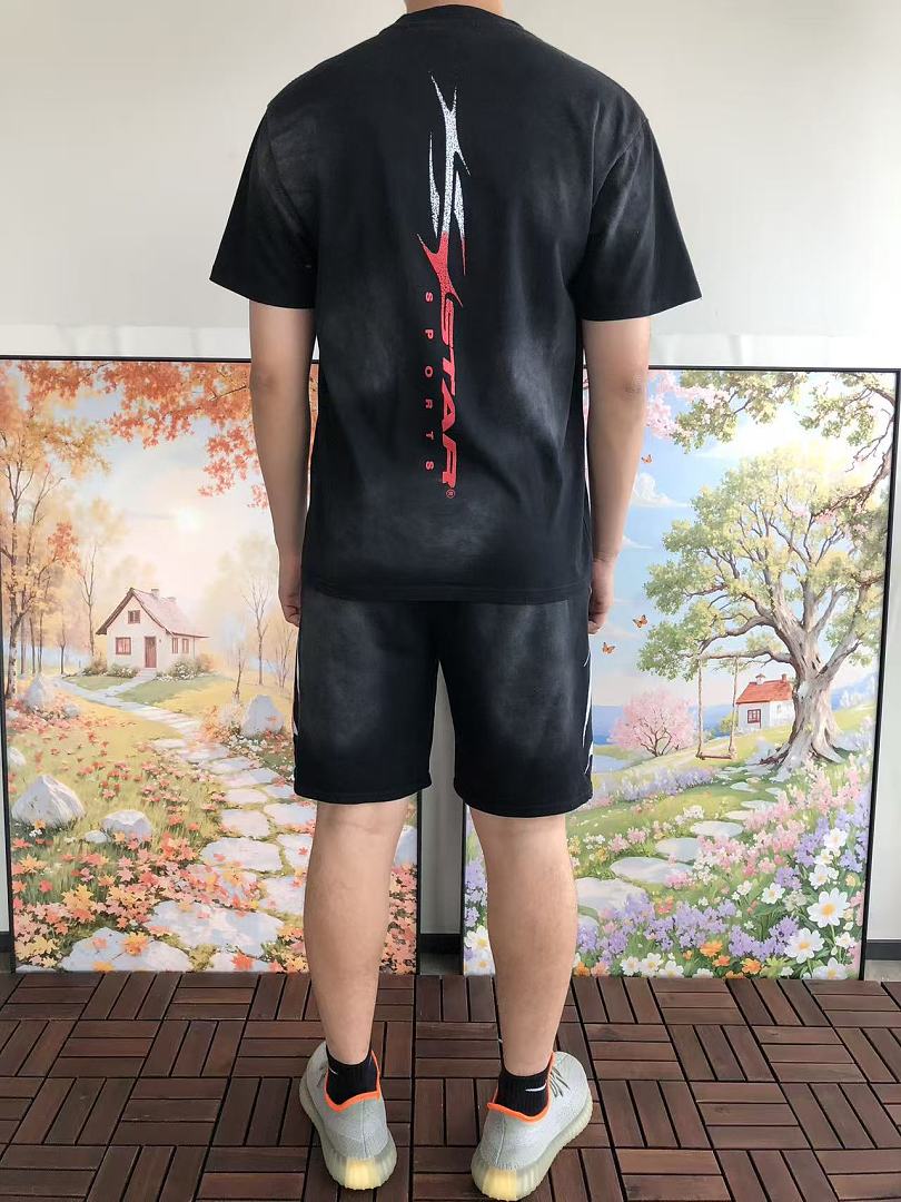 Other TOP~109 PANTS~125 HELLSTAR T-SHIRT SHORTS 55060746 (Im 185CM 80KG Iwear Size S In The Photo) - Image 5