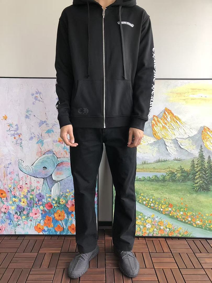 Other ~195 CH🔥OM🔥 HE🔥RTS HOODIE 77091025 (Im 185CM 70KG Iwear Size M In The Photo) - Image 3