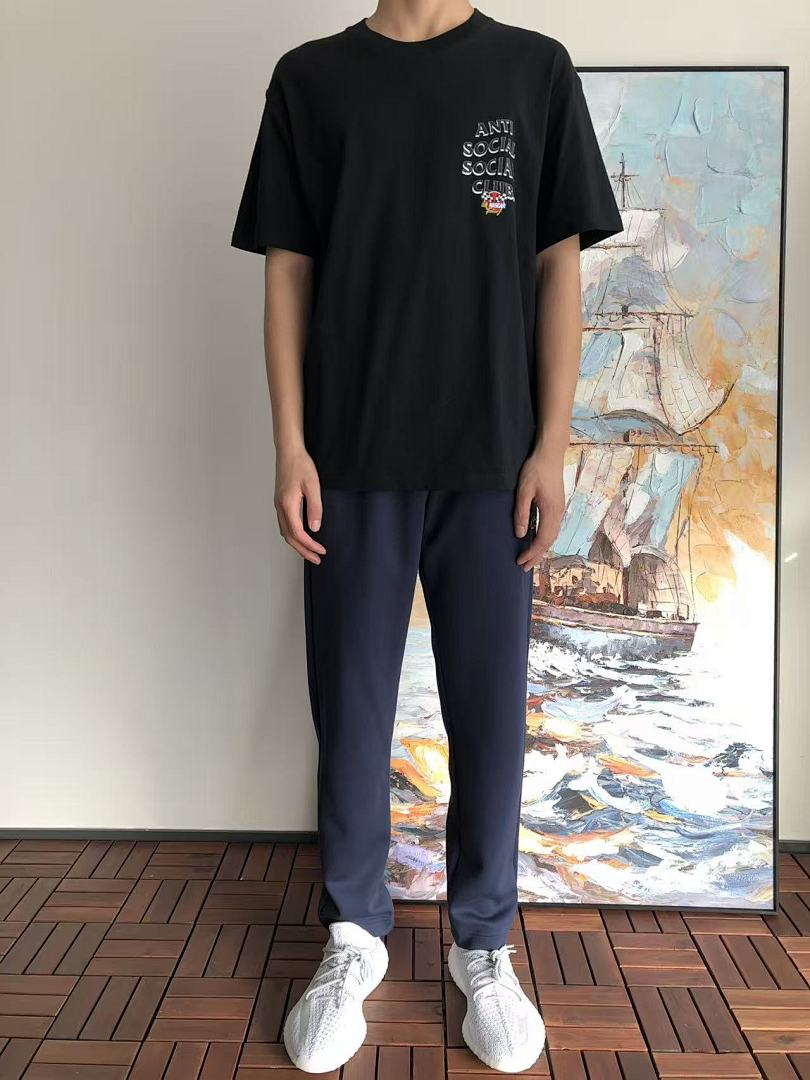 On Running ~85 ANTI SOCIAL CLUB T-SHIRT 11112826 (Im 176CM 58KG Iwear Size M In The Photo) - Image 3