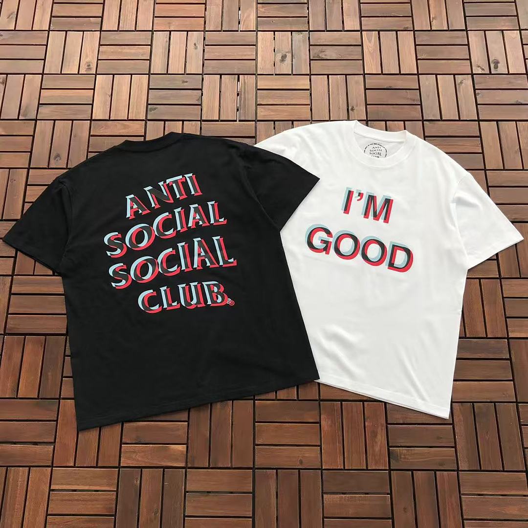 On Running ~85 ANTI SOCIAL CLUB T-SHIRT 55041298 (Im 185CM 70KG Iwear Size L In The Photo)