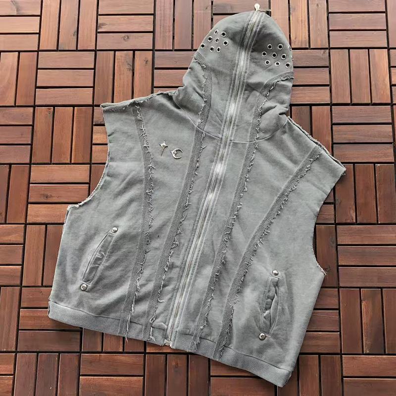 ~245 THUG CLUB HOODIE VEST 11101020 (Im 180CM 68KG Iwear Size 1 In The Photo), photo 1