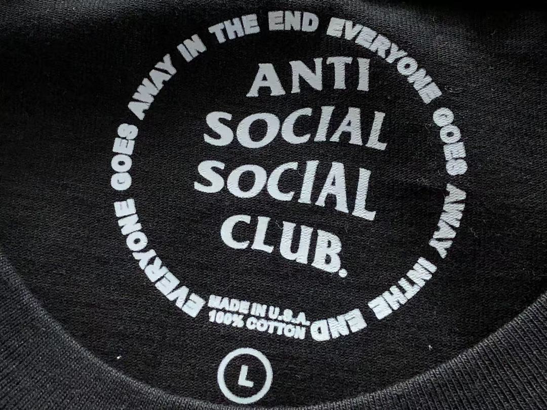 On Running ~85 ANTI SOCIAL CLUB T-SHIRT 11092853 (Im 180CM 68KG Iwear Size L In The Photo) - Image 22