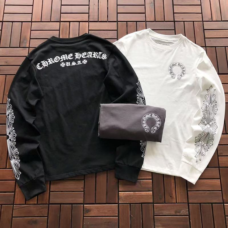 Other ~95 CH🔥OM🔥 HE🔥RTS LONG-SLEEVE 33111923 (Im 180CM 68KG Iwear Size S In The Photo)