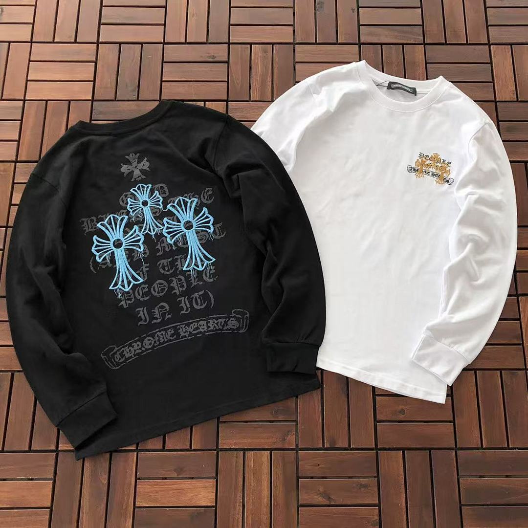Chanel ~129 CH🔥OM🔥 HE🔥RTS LONG-SLEEVE 55020314 (Im 176CM 58KG Iwear Size S In The Photo), photo 1