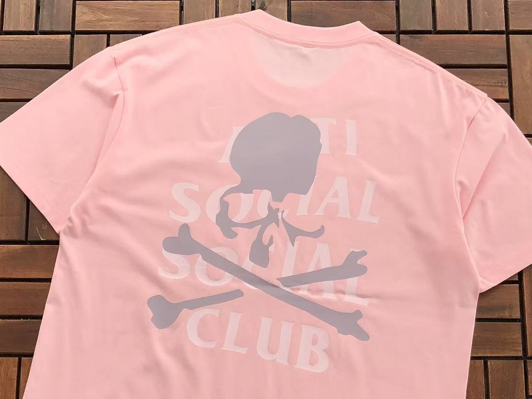 On Running ~85 ANTI SOCIAL CLUB & MASTERMIND T-SHIRT 55041292 (Im 185CM 70KG Iwear Size M In The Photo) - Image 12