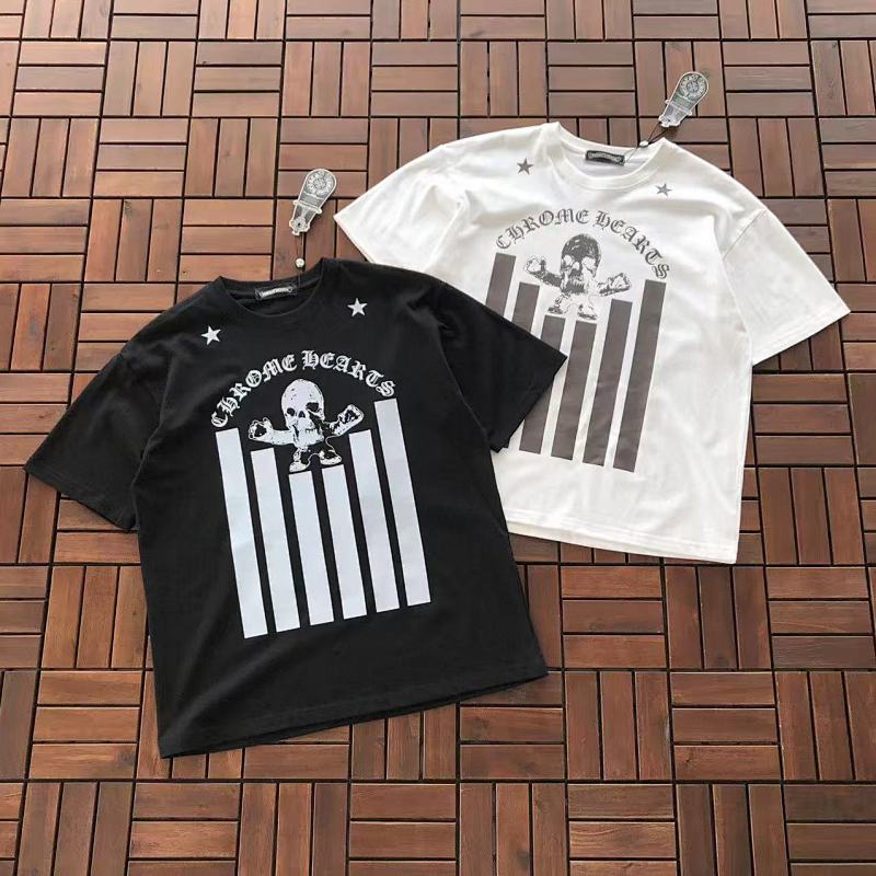 Chanel Chanel ~85 CH🔥OM🔥 HE🔥RTS T-SHIRT 77040804 (Im 176CM 58KG Iwear Size M In The Photo), photo 1