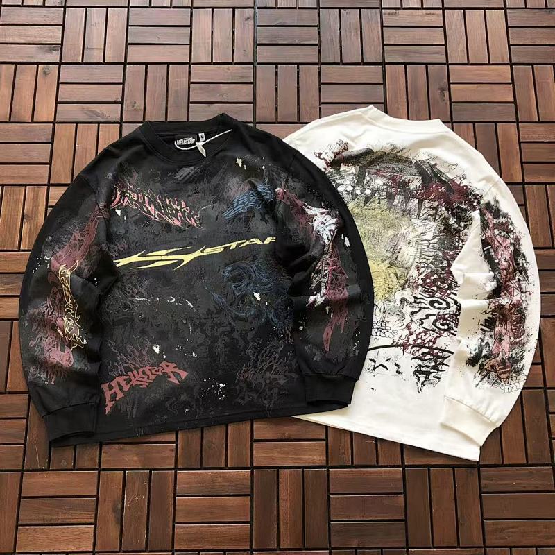 Other ~219 WHITE BLACK239 HELLSTAR LONG-SLEEVE 11120428 (Im 176CM 58KG Iwear Size M In The Photo), photo 1