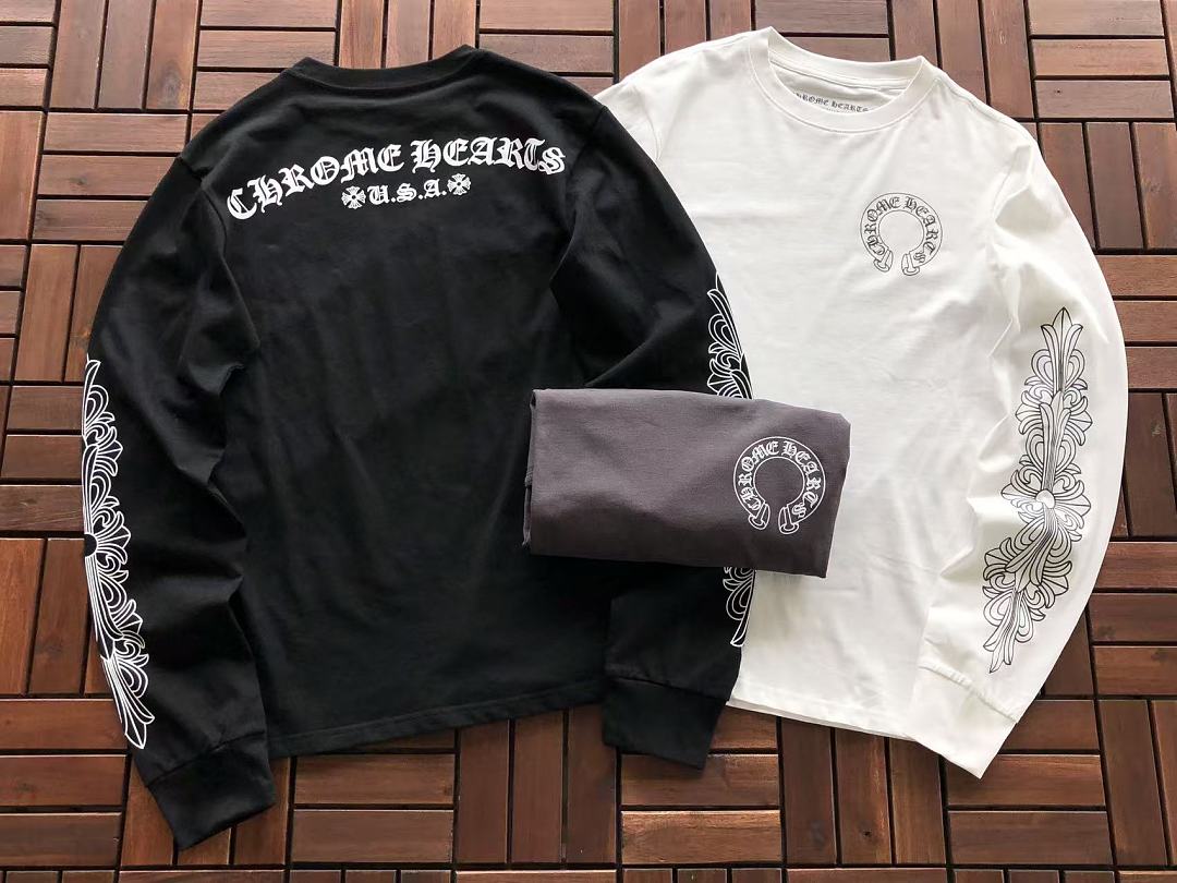 Other ~95 CH🔥OM🔥 HE🔥RTS LONG-SLEEVE 33111923 (Im 180CM 68KG Iwear Size S In The Photo) - Image 5