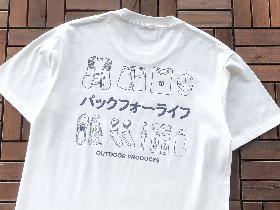 On Running ¥~89 OUTDOOR PRODUCTS T-SHIRT 55052619 (Im 185CM 80KG Iwear Size M In The Photo) - Image 9