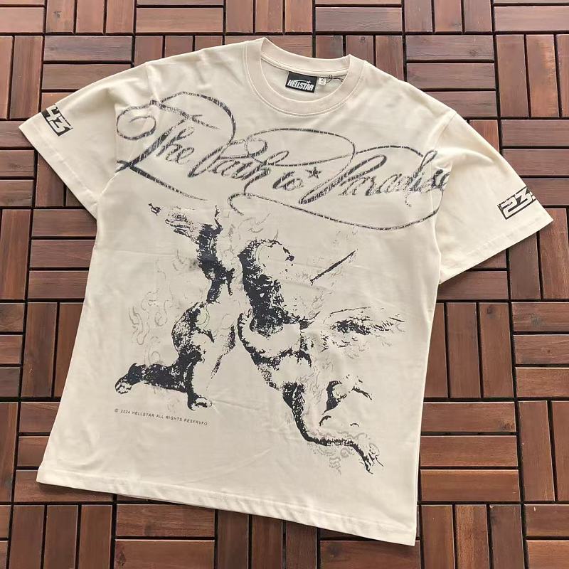 Other ~109 HELLSTAR T-SHIRT 66030425 (Im 176CM 58KG Iwear Size M In The Photo)