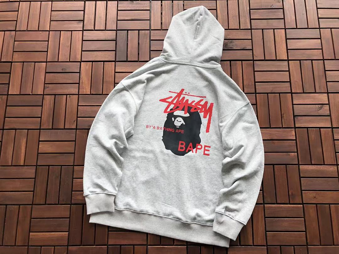 Other ~135 ST🔥S🔥Y&BAPE HOODIE 11103135 (Im 176CM 58KG Iwear Size L In The Photo) - Image 13
