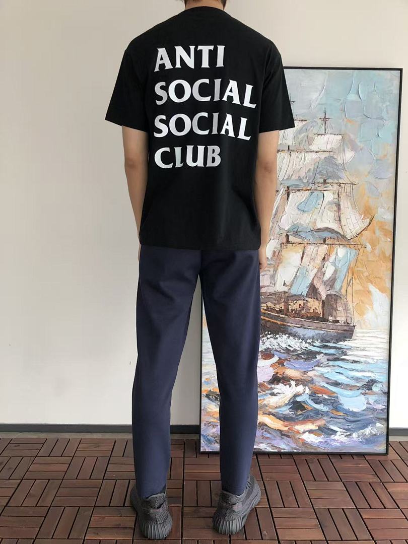 On Running ~85 ANTI SOCIAL CLUB T-SHIRT 55041108 (Im 185CM 70KG Iwear Size M In The Photo) - Image 4