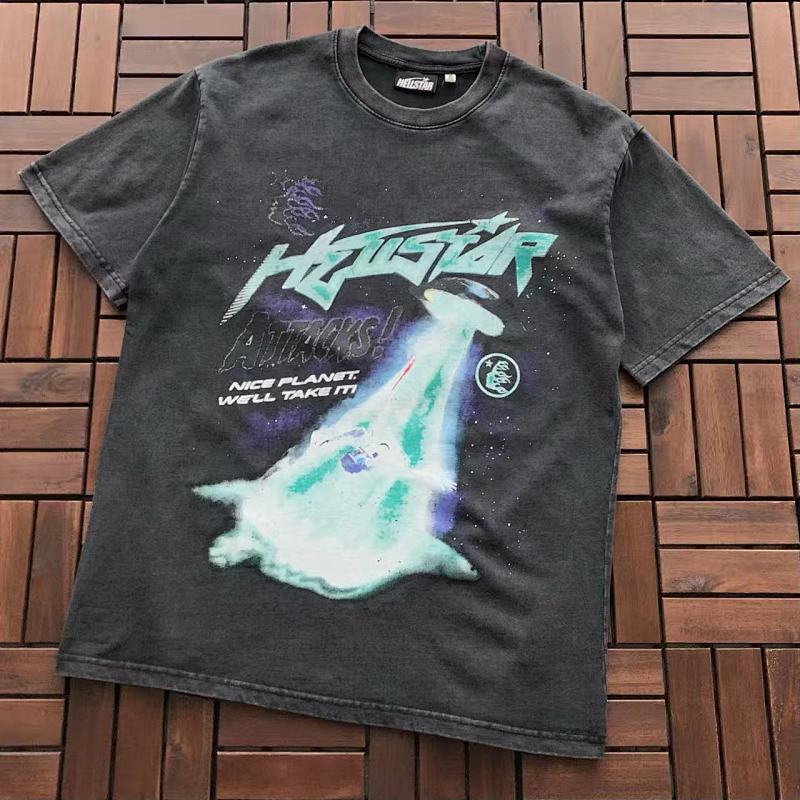 ~115 HELLSTAR T-SHIRT 66030483 (Im 176CM 58KG Iwear Size M In The Photo), photo 1