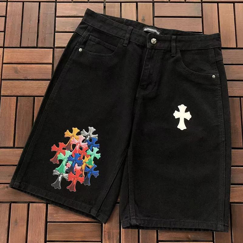 Chanel Chanel ~185 CH🔥OM🔥 HE🔥RTS SHORTS JEANS 55060894 (Im 185CM 80KG Iwear Size L In The Photo), photo 1