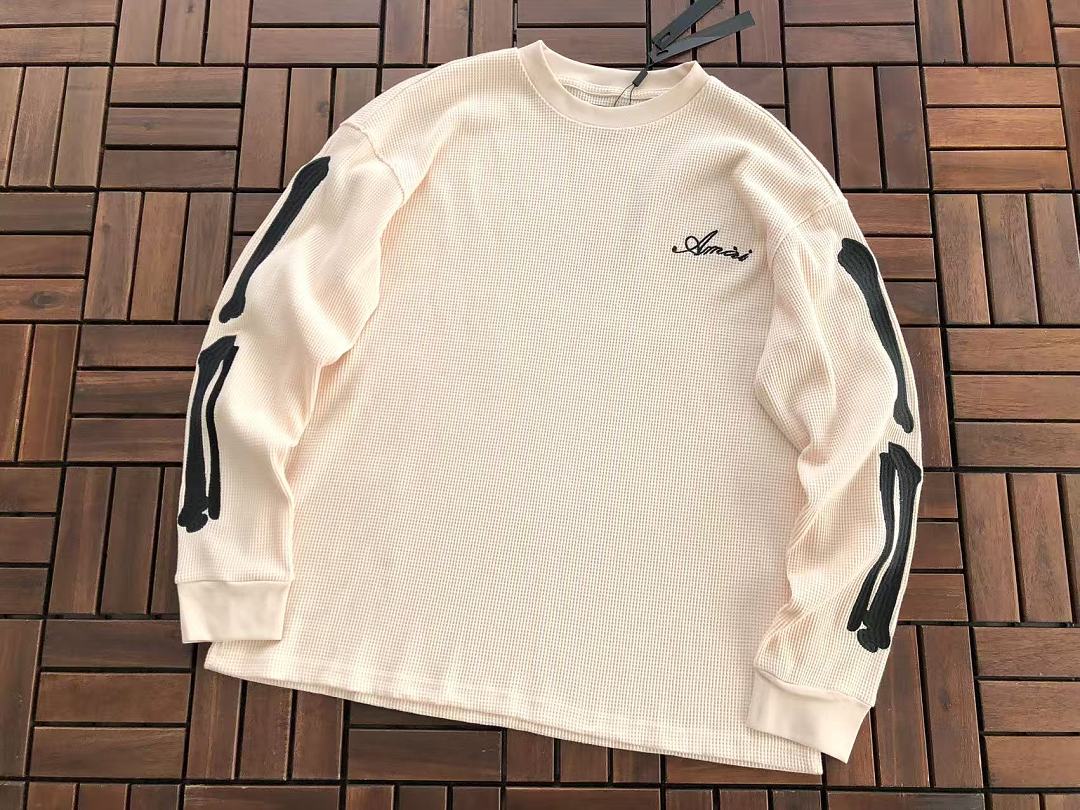 AMIRI ~129 AMIRI LONG-SLEEVE 55081010 (Im 185CM 70KG Iwear Size M In The Photo) - Image 8