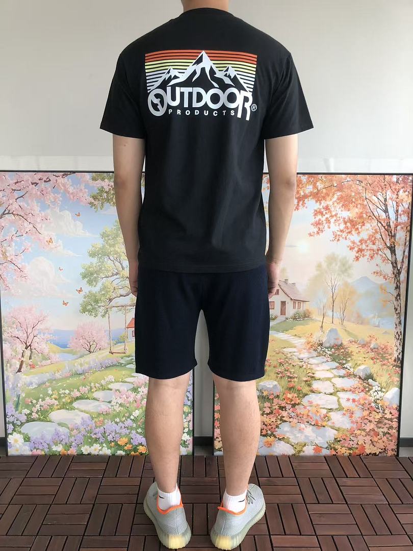On Running ¥~79 OUTDOOR PRODUCTS T-SHIRT 55052626 (Im 185CM 80KG Iwear Size M In The Photo) - Image 4