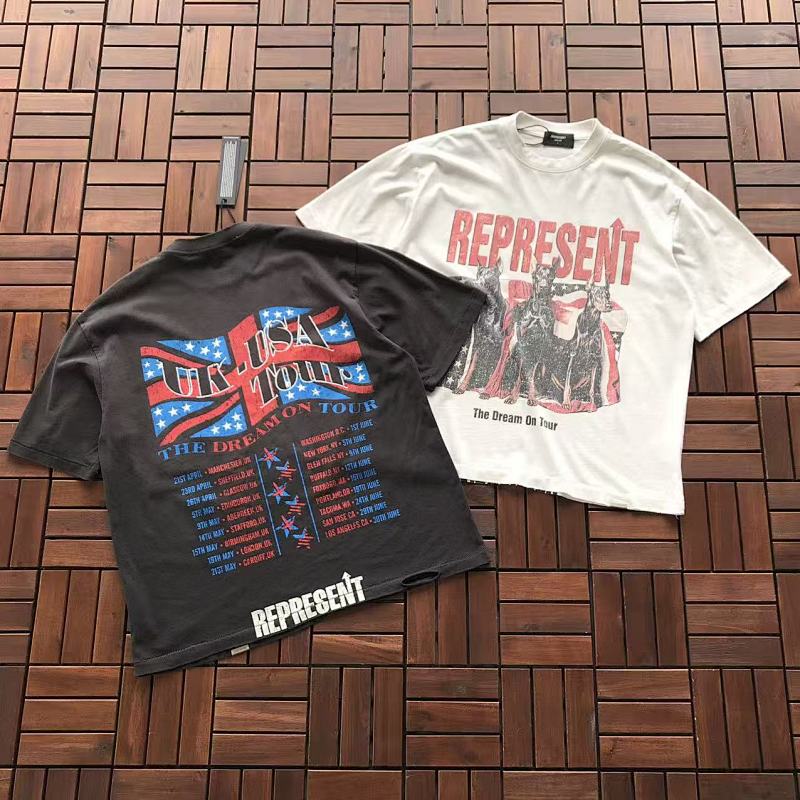 Other ~109 REPRESENT T-SHIRT 77040624 (Im 176CM 58KG Iwear Size M In The Photo), photo 1