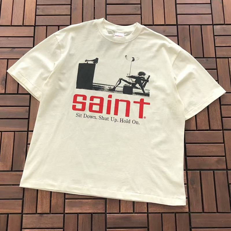 Chanel ~86 SAINT MICHAEL T-SHIRT 33121703 (Im 185CM 80KG Iwear Size M In The Photo), photo 1