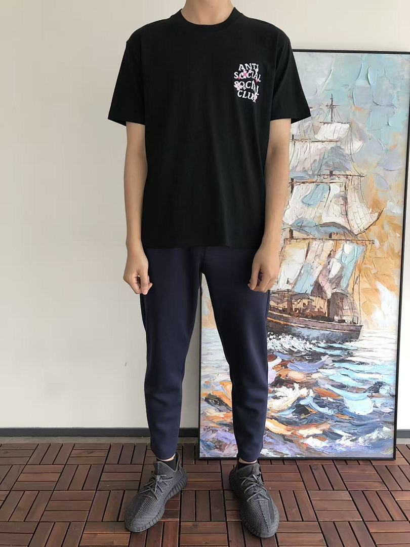 On Running ~ 85 ANTI SOCIAL CLUB T-SHIRT 55041249 (Im 185CM 70KG Iwear Size M In The Photo) - Image 3