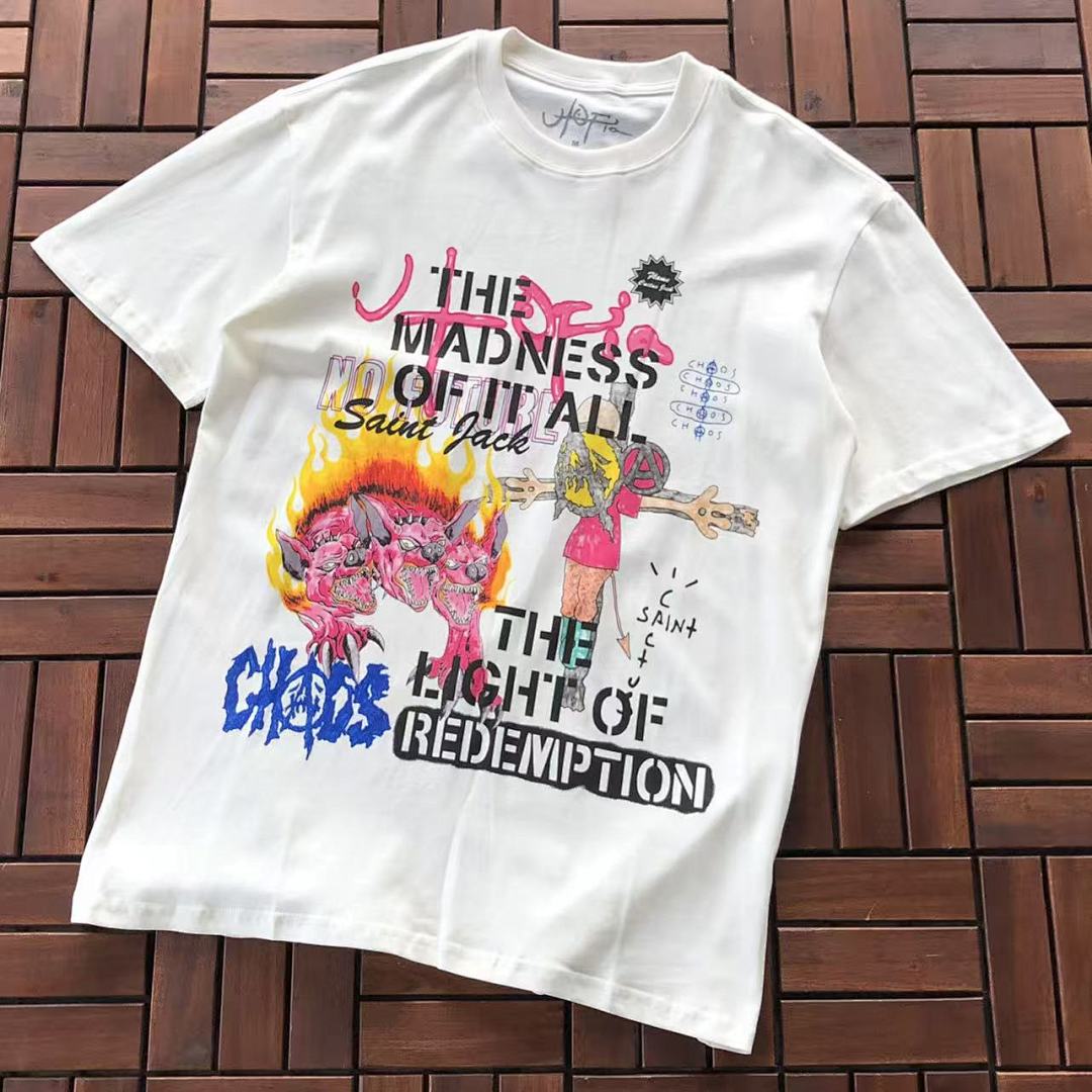 Other ~85 TRAVIS SCOTT T-SHIRT 33111434 (Im 185CM 80KG Iwear Size M In The Photo), photo 1