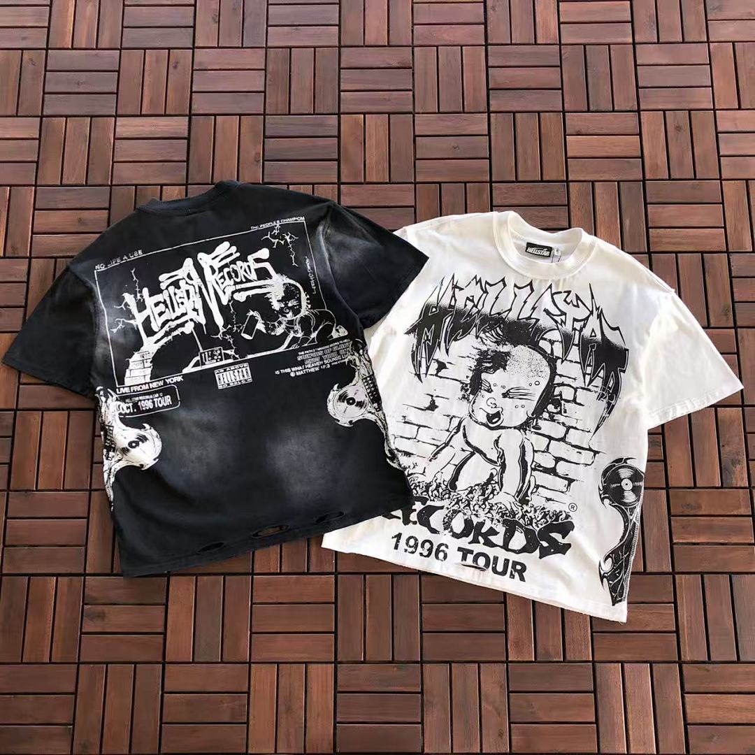 Other ~Black 109 White 99 HELLSTAR T-SHIRT 11110506 (Im 185CM 70KG Iwear Size S In The Photo), photo 1