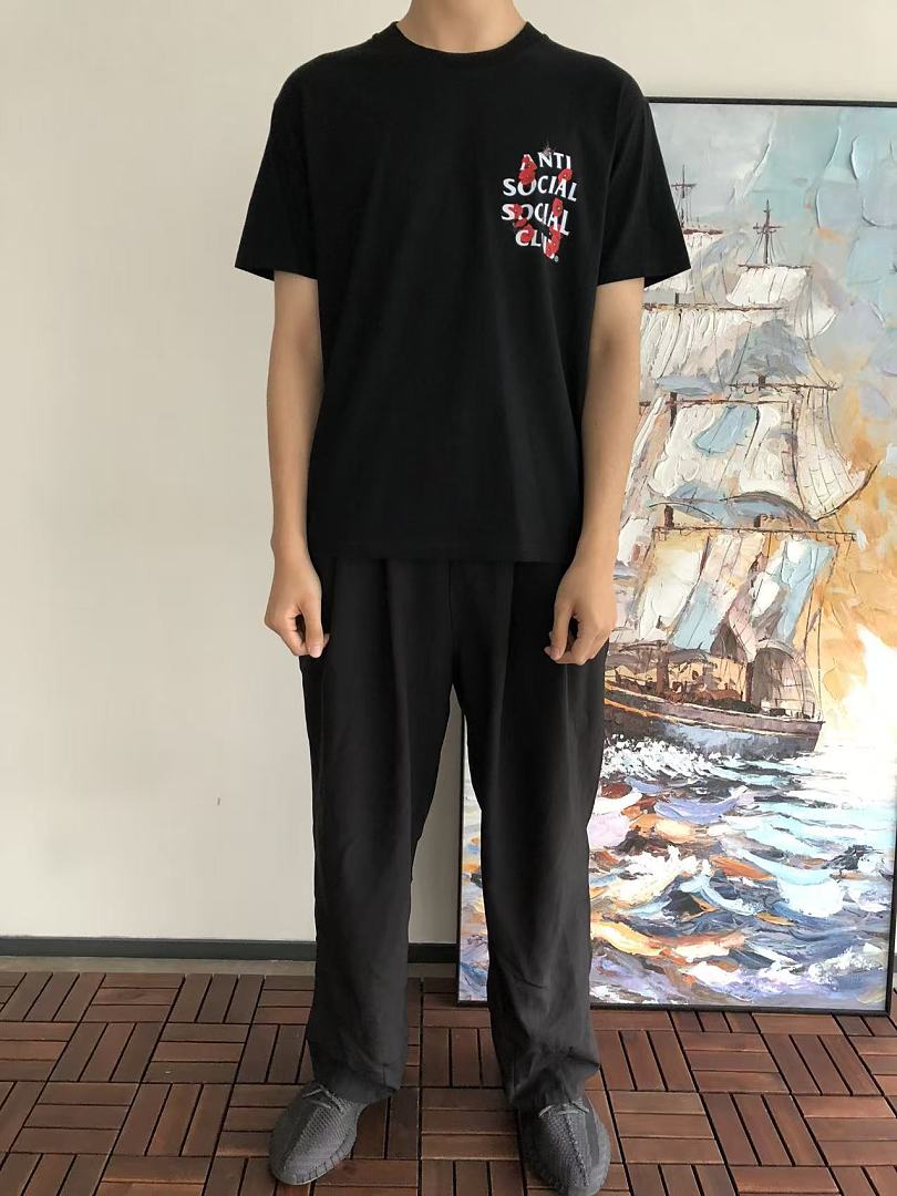 On Running ~85 ANTI SOCIAL CLUB T-SHIRT 55041665 (Im 185CM 70KG Iwear Size M In The Photo) - Image 3