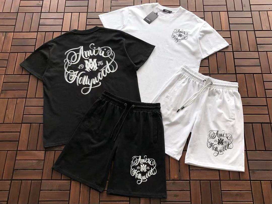 AMIRI TOP ~ 89 PANTS 99 AMIRI T-SHIRT SHORTS 55072106 (Im 185CM 70KG Iwear Size L In The Photo) - Image 6