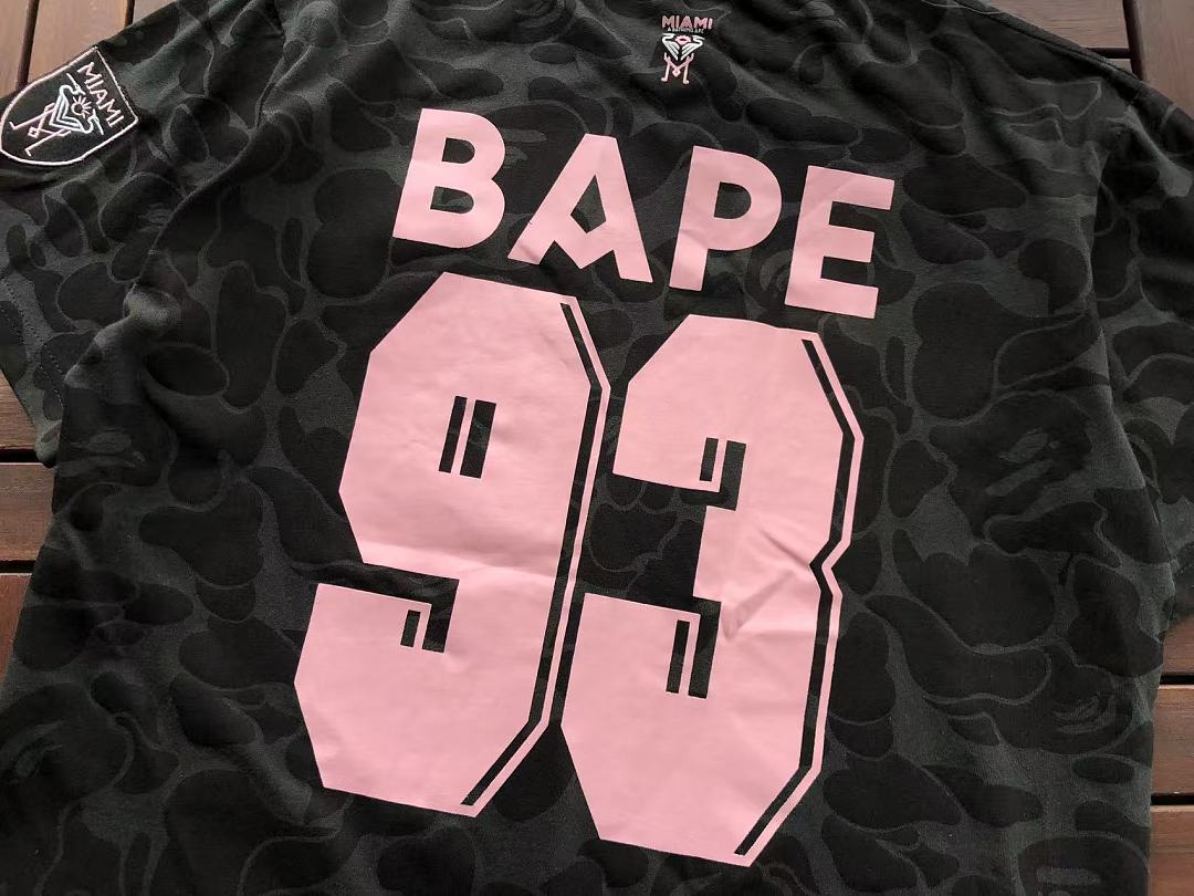 Other ~99 BAPE & INTER MIAMI T-SHIRT 55040716 (Im 185CM 80KG Iwear Size M In The Photo) - Image 21