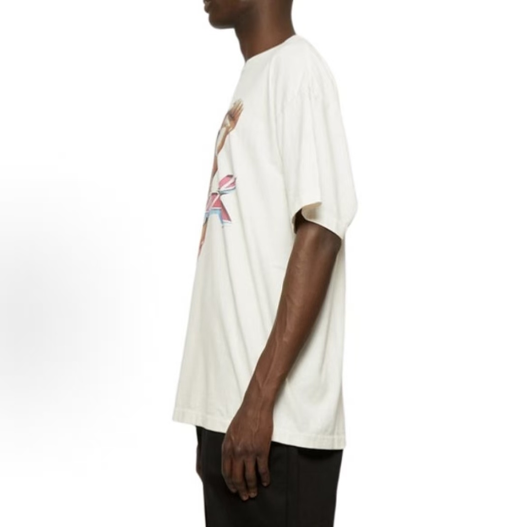 Other 🔥1:1🔥~125 SAINT MICHAEL T-SHIRT 77070726 (Im 185CM 80KG Iwear Size M In The Photo) - Image 4