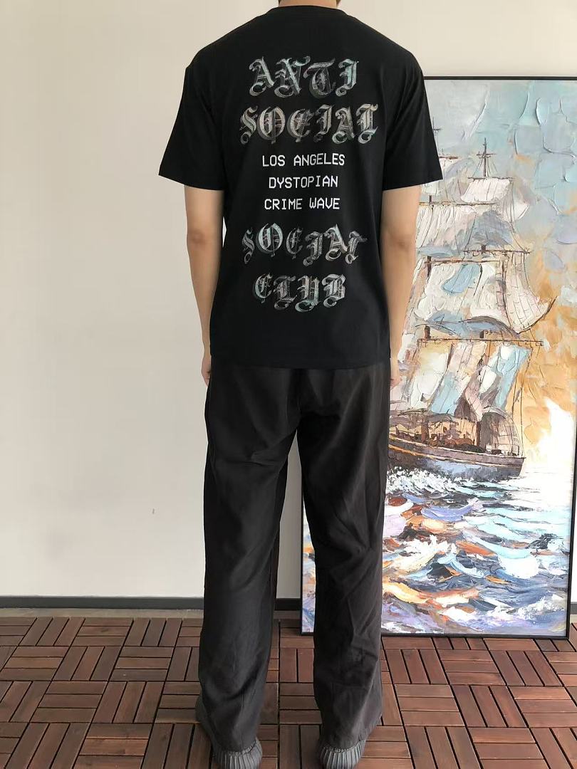 On Running ~85 ANTI SOCIAL CLUB T-SHIRT 55041548 (Im 185CM 70KG Iwear Size M In The Photo) - Image 4