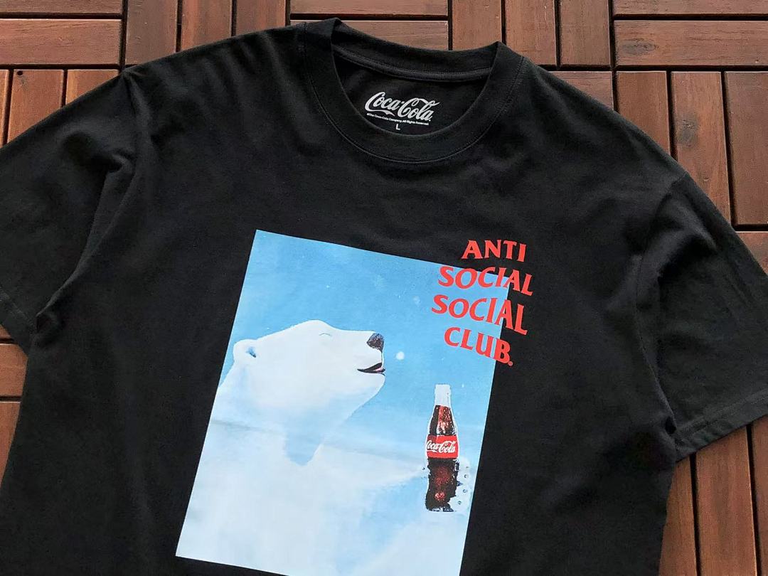On Running ~85 ANTI SOCIAL CLUB & COCACOLA T-SHIRT 55041213 (Im 185CM 70KG Iwear Size L In The Photo) - Image 18