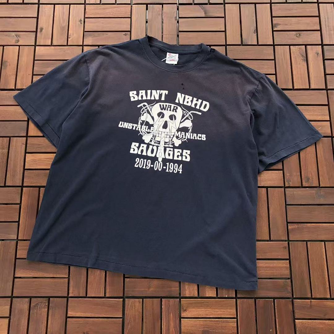 Other ~99 SAINT MICHAEL & NEIGHBORHOOD T-SHIRT 77011147 (Im 176CM 58KG Iwear Size M In The Photo), photo 1