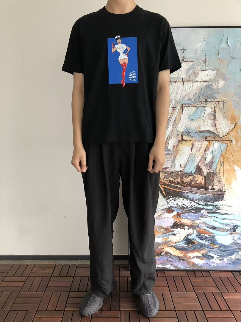 On Running ~85 ANTI SOCIAL CLUB T-SHIRT 55041575 (Im 185CM 70KG Iwear Size M In The Photo) - Image 3