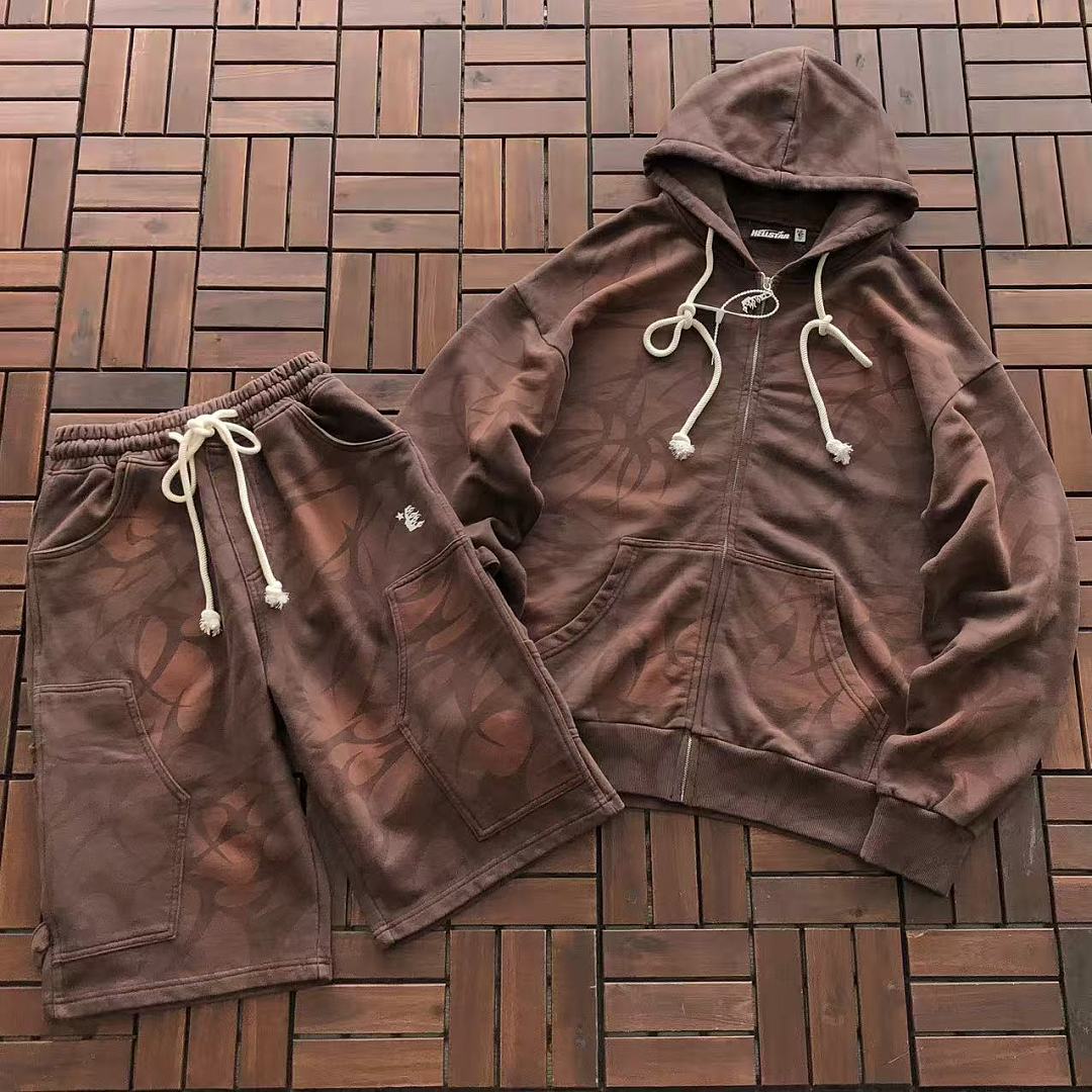 TOP ~268 PANTS ~239 HELLSTAR HOODIE SHORTS 55053154 (Im 185CM 70KG Iwear Size M In The Photo), photo 1