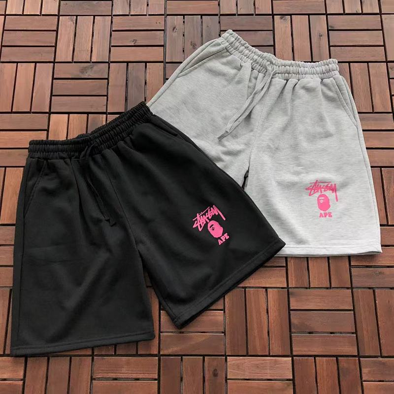 Bape 129 ST🔥S🔥Y & BAPE SHORTS 88032538 (Im 176CM 58KG Iwear Size S In The Photo), photo 1