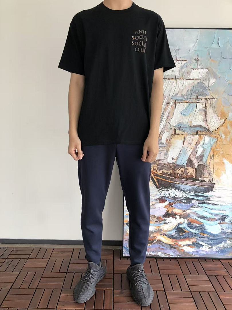 On Running ~85 ANTI SOCIAL CLUB T-SHIRT 55041102 (Im 185CM 70KG Iwear Size L In The Photo) - Image 3