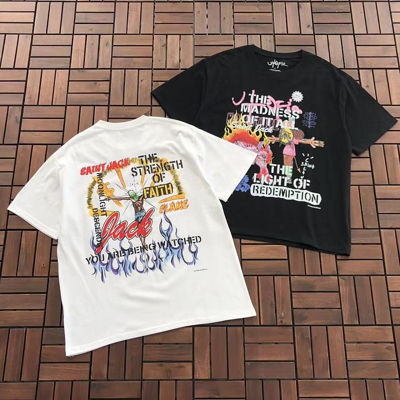 ~79 TRAVIS SCOTT T-SHIRT 77042168 (Im 185CM 80KG Iwear Size L In The Photo), photo 1