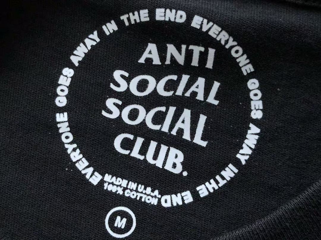 On Running ~85 ANTI SOCIAL CLUB T-SHIRT 55041110 (Im 185CM 70KG Iwear Size M In The Photo) - Image 17