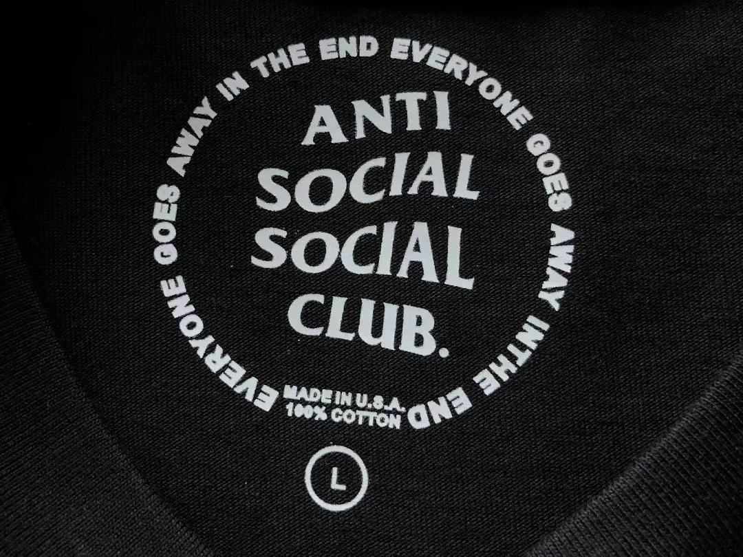 On Running ~ 85 ANTI SOCIAL CLUB T-SHIRT 55051905 (Im 185CM 70KG Iwear Size L In The Photo) - Image 23