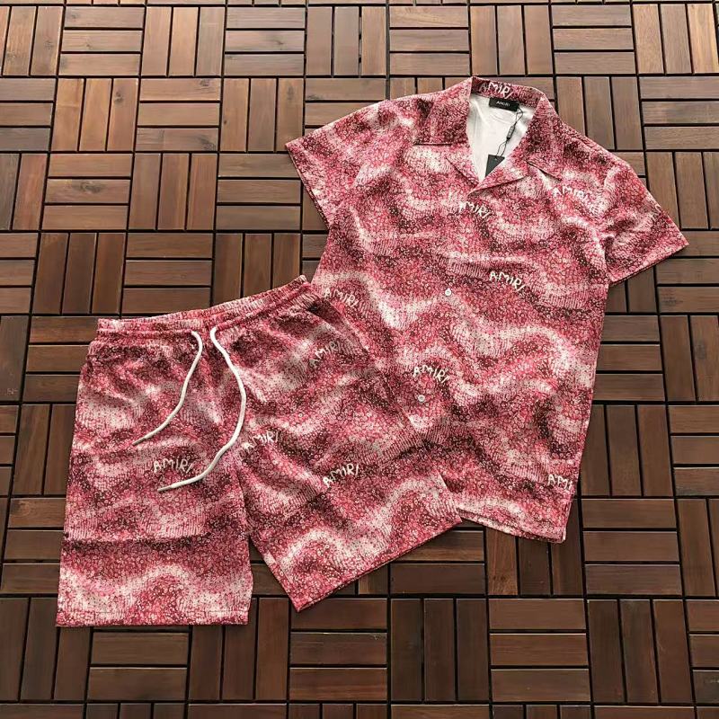 AMIRI TOP~86 PANTS~85 AMIRI T-SHIRT SHIRT SHORTS 77032639 (Im 176CM 58KG Iwear Size L In The Photo)