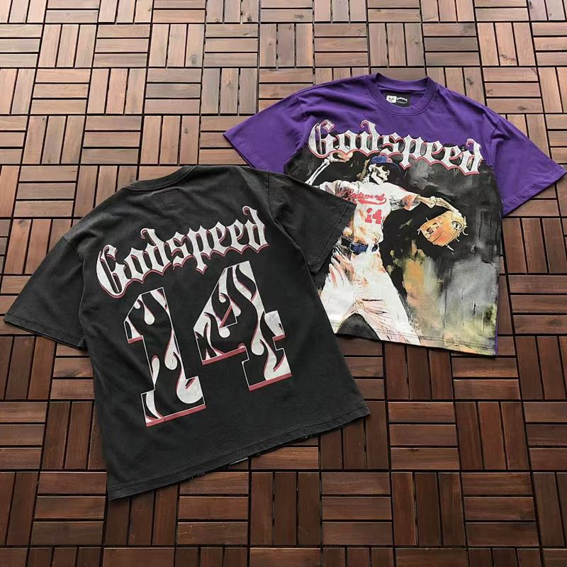 Other BLACK~89 PURPLE~85 GODSPEED T-SHIRT 77040704 (Im 176CM 58KG Iwear Size M In The Photo), photo 1