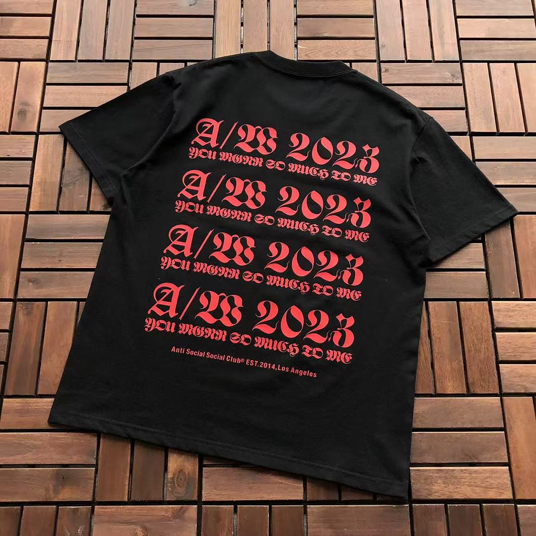 On Running ~ 85 ANTI SOCIAL CLUB T-SHIRT 55041707 (Im 180CM 68KG Iwear Size M In The Photo)