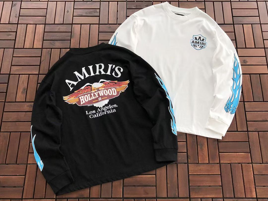 AMIRI ~125 AMIRI LONG-SLEEVE 55081007 (Im 185CM 70KG Iwear Size M In The Photo) - Image 5