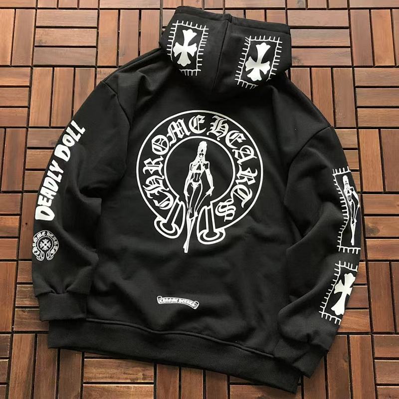 Chanel ~129 CH🔥OM🔥 HE🔥RTS HOODIE 77012345 (Im 176CM 58KG Iwear Size M In The Photo), photo 1