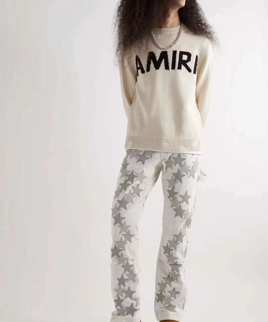 AMIRI ~129 AMIRI SWEATER 33121734 (Im 180CM 68KG Iwear Size M In The Photo) - Image 3