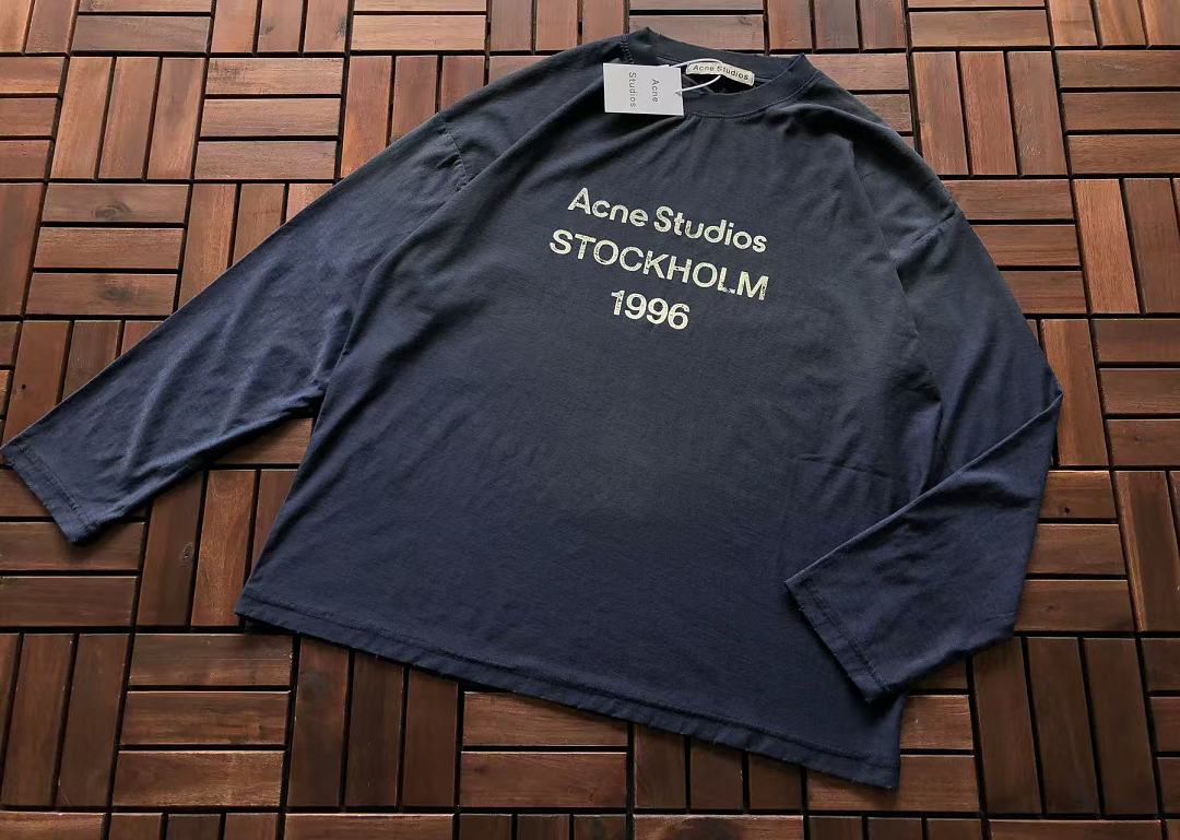 Other ~125 ACNE STUDIOS LONG-SLEEVE 22090730 (Im 180CM 68KG Iwear Size M In The Photo) - Image 8