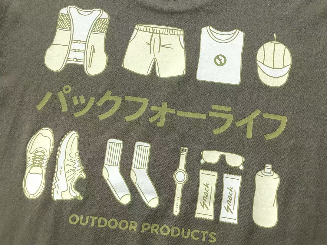 On Running ¥~89 OUTDOOR PRODUCTS T-SHIRT 55052619 (Im 185CM 80KG Iwear Size M In The Photo) - Image 16